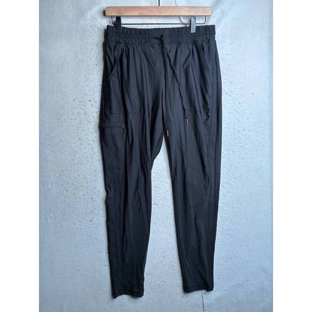 Cherokee Mens Black Cargo Joggers Tapered Stretch Active Pants CK095 Size Medium